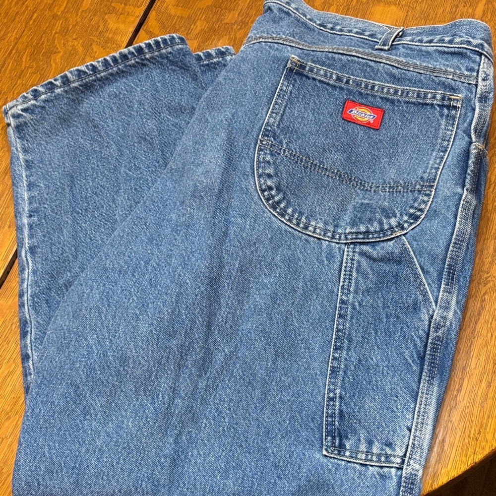 Dickies Relaxed Fit Blue Jeans for Men
